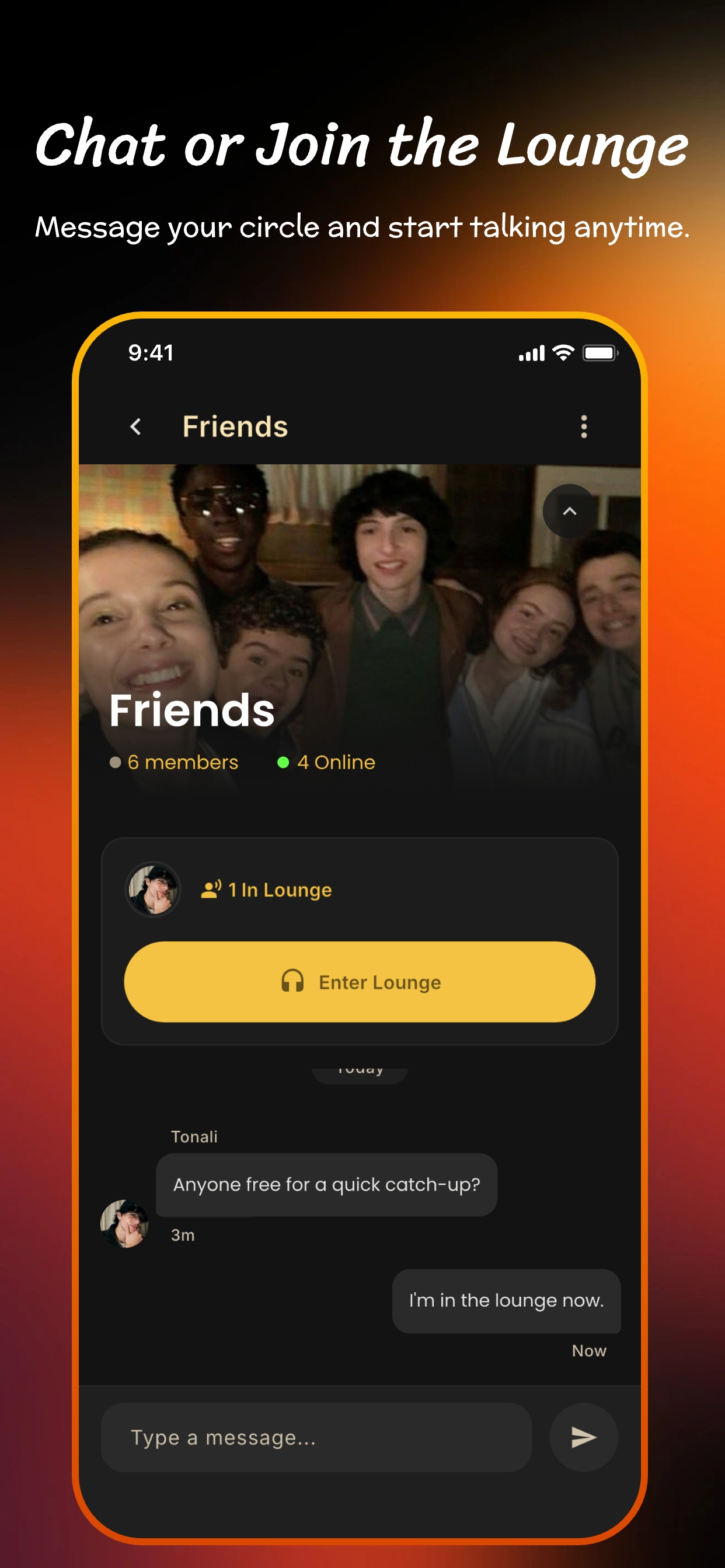 Lida Circle chat and Lounge entry
